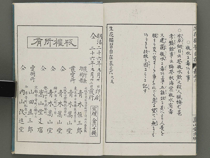 Shoryu hiden ikebana dokushu jizai Volume 6 / BJ332-766