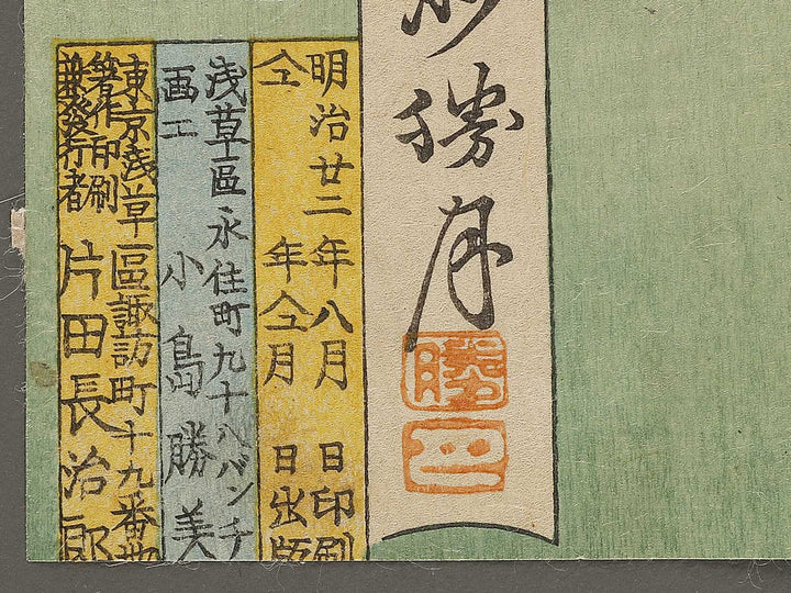 Kyu Tokugawa hachidaishogun senge no zu from the series Kanko azuma hishiki by Toshu Shogetsu / BJ332-815