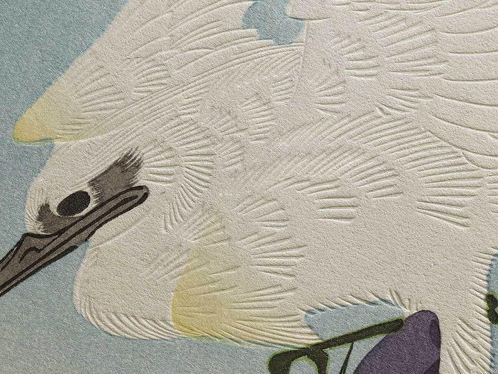 Iris and egret by Utagawa Hiroshige, (Medium print size) / BJ327-026