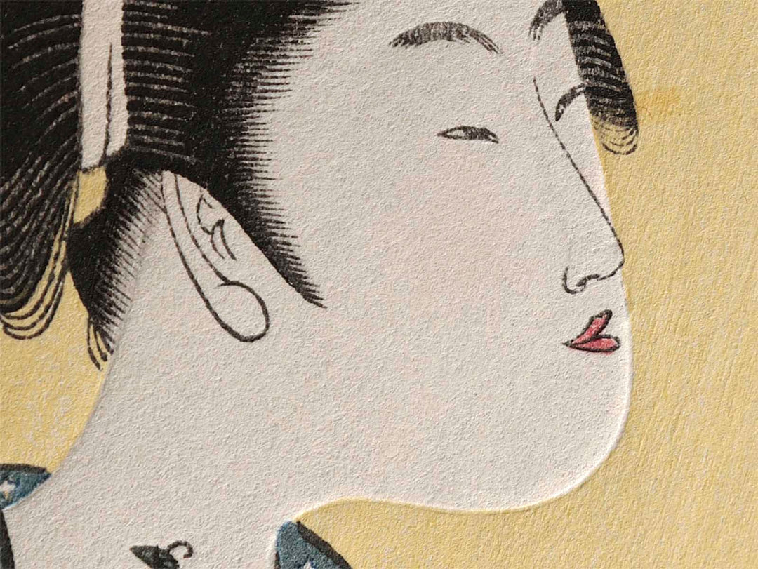 Hour of the Dragon (around 8am) from the series Musume hidokei by Kitagawa Utamaro, (Medium print size) / BJ226-198