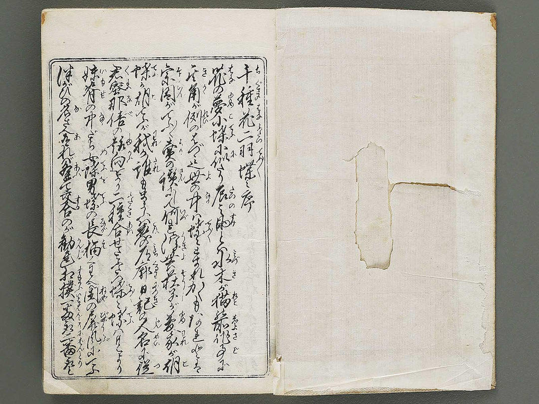 Chigusa no hana futatsu chocho by Utagawa-school / BJ316-183