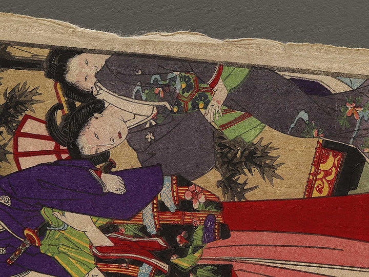 Date goten from the series Azumanishiki chuya kurabe by Yoshu Chikanobu / BJ318-045