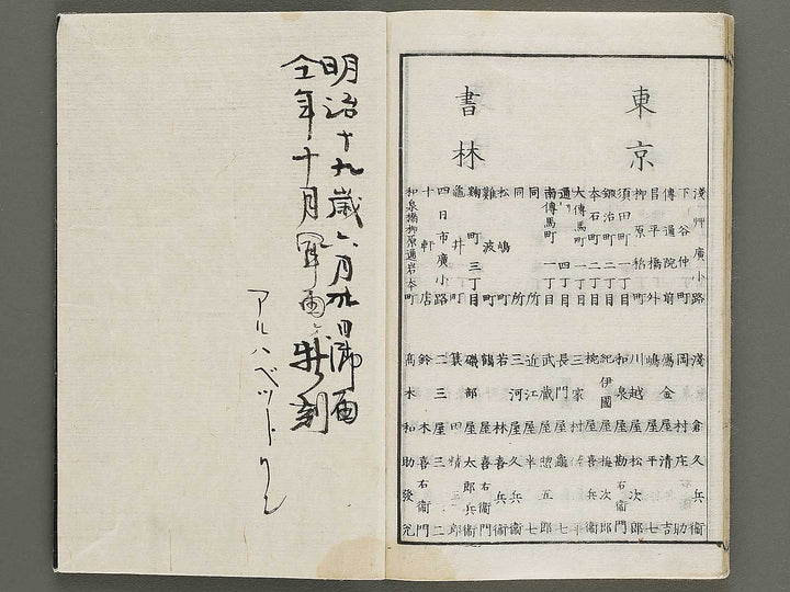 Soga Chigaku orai (yoroppashu no bu, ge) by Hashimoto Gyokuransai / BJ330-715