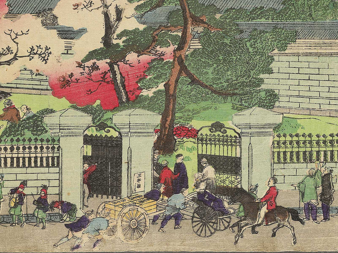 Mitsui Group's Building by Utagawa Kuniteru II (Ichiyosai Kuniteru) / BJ352-814