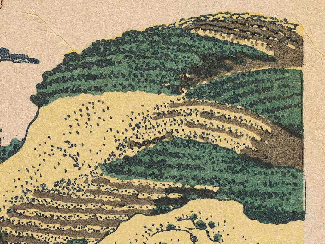 Shimomeguro from the series Thirty-six Views of Mount Fuji by Katsushika Hokusai, (Medium print size) / BJ280-287