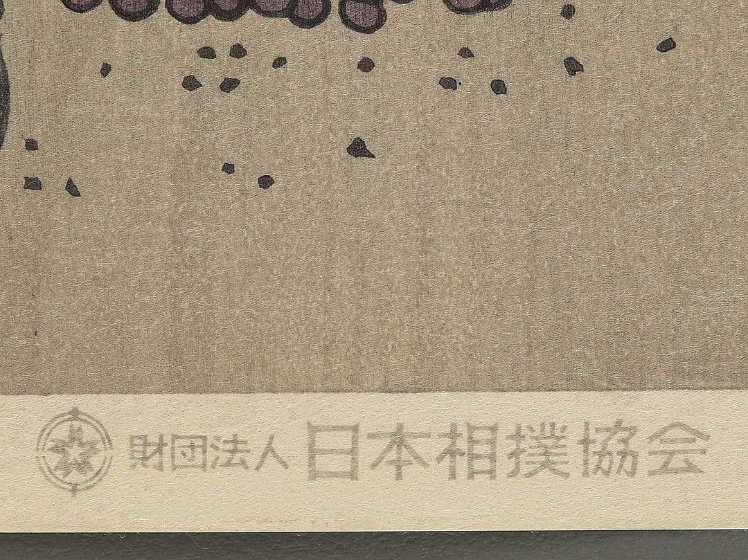 Terukuni Manzo from the series Nishiki-e of the Grand Sumo Tournament in Modern Times by Kinoshita Daimon, (Large print size) / BJ355-852