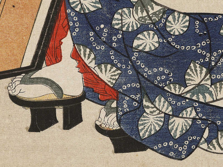 Seita no sekisho from the series Omi hakkei no uchi by Utagawa Sadatora, (Large print size) / BJ323-988