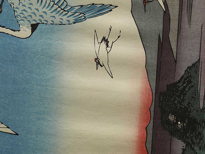 Waka no ura from the series Famous Views of the Sixty-odd Provinces by Utagawa Hiroshige, (Large print size) / BJ334-082