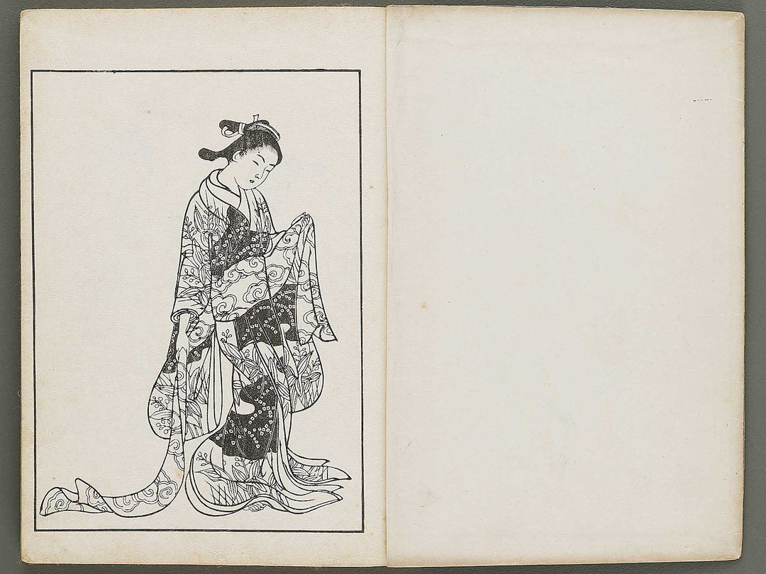Nihon joso (Chu), Book 2 by Nishikawa Sukenobu / BJ325-332