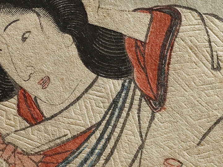 Hachi hana no en from the series Murasaki shikibu genji karuta by Baichoro Kunisada / BJ325-871