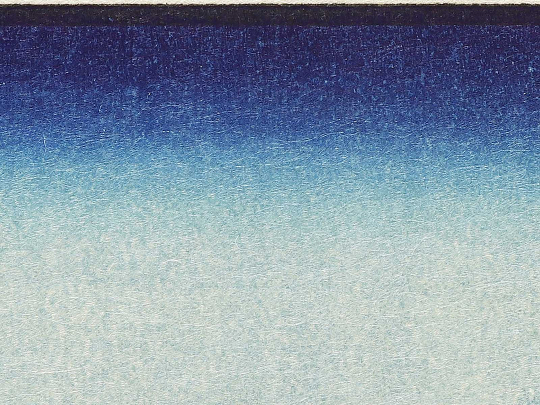 Distant View of Mount Zozu from the series Famous Views of the Sixty-odd Provinces by Utagawa Hiroshige, (Large print size) / BJ334-075