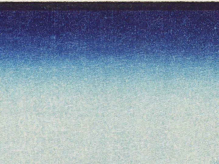 Distant View of Mount Zozu from the series Famous Views of the Sixty-odd Provinces by Utagawa Hiroshige, (Large print size) / BJ334-075