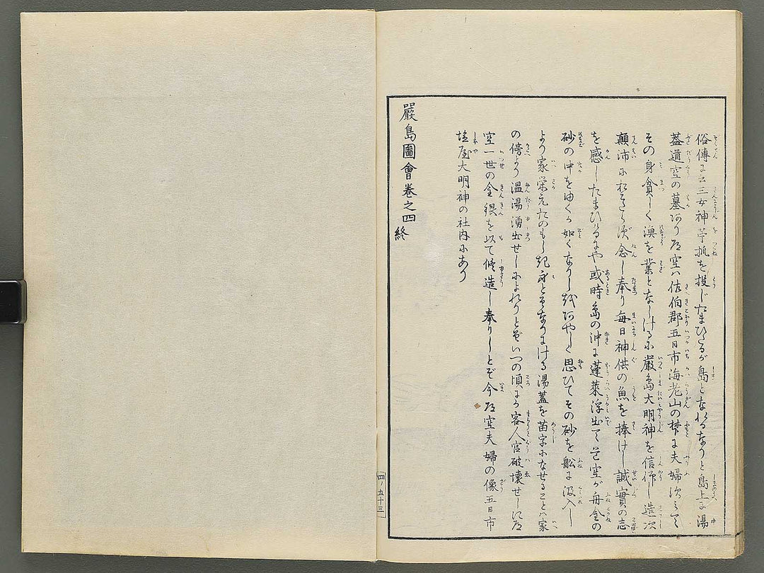 Itsukushima zue Volume 4 by Yamano Shunbosai / BJ345-226