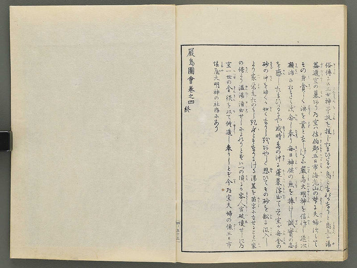 Itsukushima zue Volume 4 by Yamano Shunbosai / BJ345-226