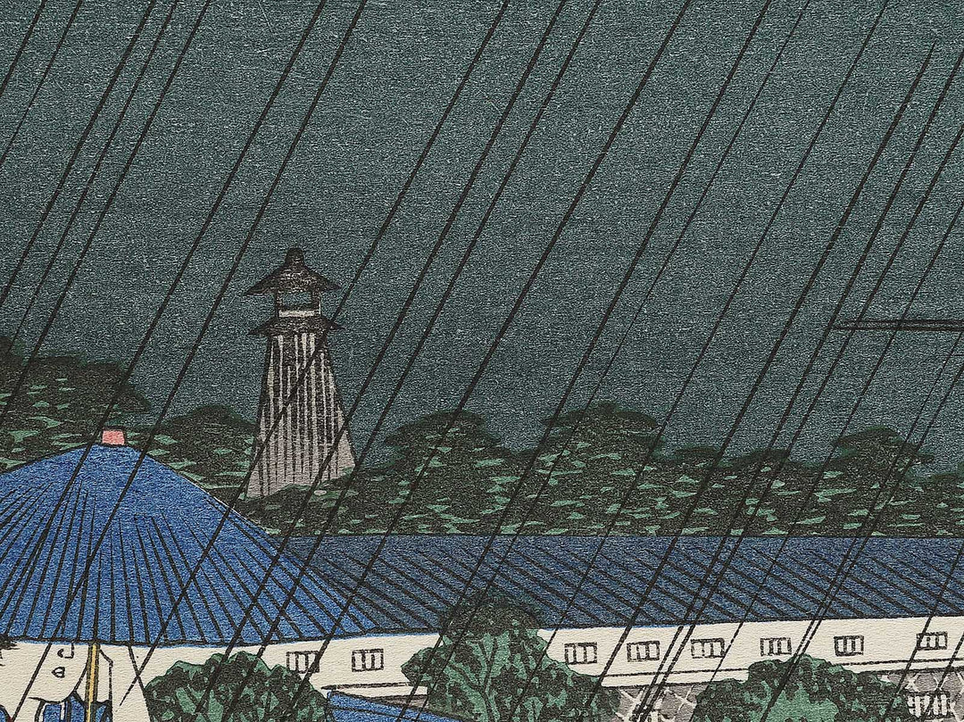 Akabane suitengu from the series Famous Views of Edo by Utagawa Hiroshige, (Large print size) / BJ342-622