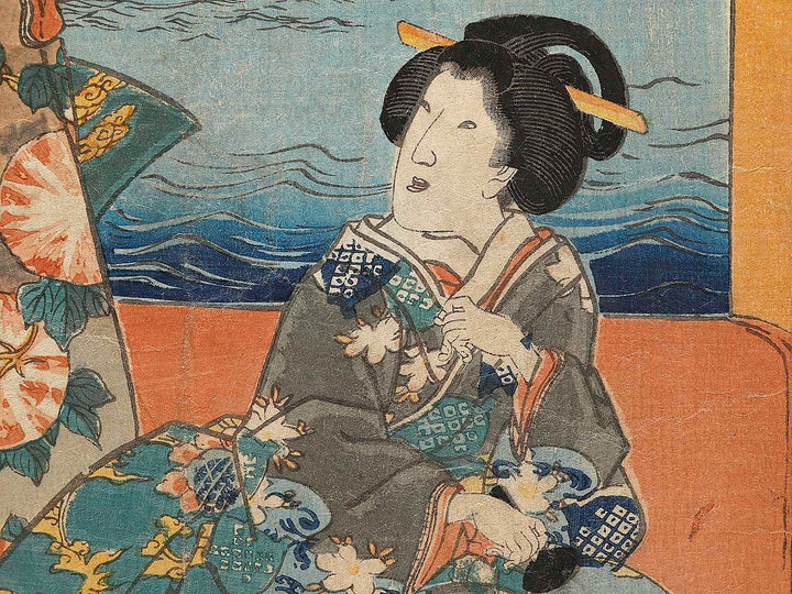 Ukai bune oasobi by Utagawa Kunisada(Toyokuni III) / BJ341-390