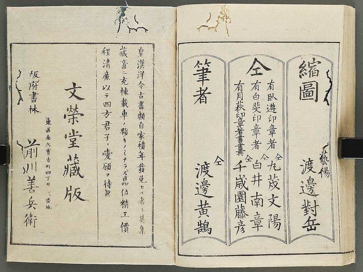 Itsukushima ema kagami Part 1, Book 5 by Watanabe Taigaku / BJ323-855