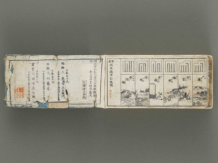 Meiji shinsen iroha hayabiki moncho taizen / BJ336-028