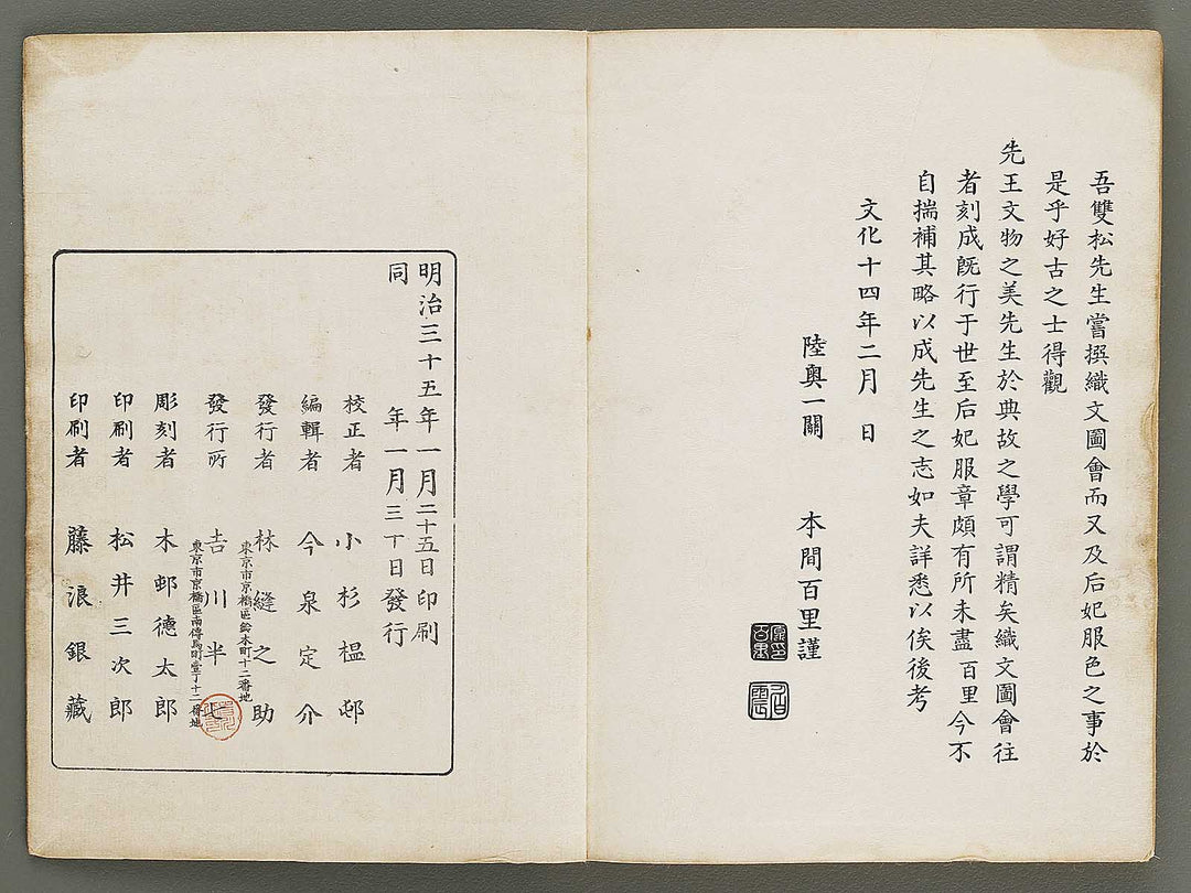 Kojitsu sosho shokumon zue (Nyokan) / BJ320-964