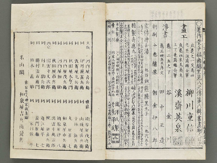 Nanso satomi hakkenden Volume 6 by Keisai Eisen, Yanagawa Shigenobu / BJ316-253