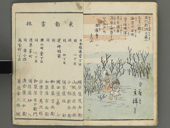 Ehon edo miyage Volume 10 by Utagawa Hiroshige / BJ343-889
