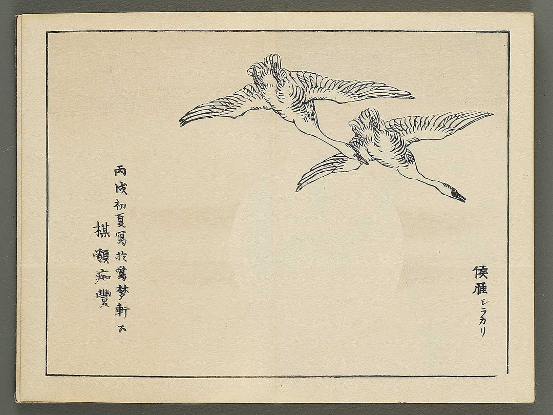 Bairei gafu (Kacho no bu) by Kono Bairei / BJ351-106