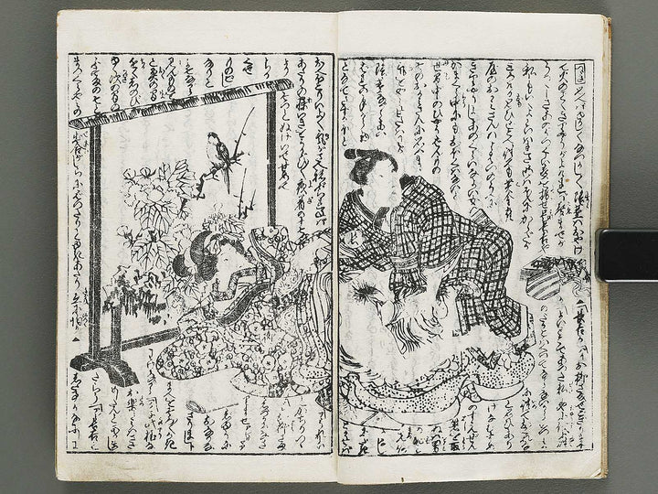 Chigusa no hana futatsu chocho by Utagawa-school / BJ316-183