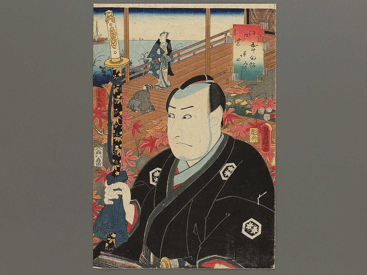 Dai juyon Miotsukushi from the series Edomurasaki gojuyonjo by Utagawa Kunisada(Toyokuni III) / BJ347-270
