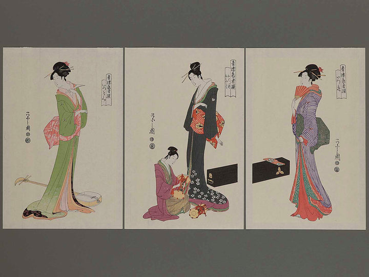 Seiro geisya sen by Chobunsai Eishi, (Small print size) / BJ235-893