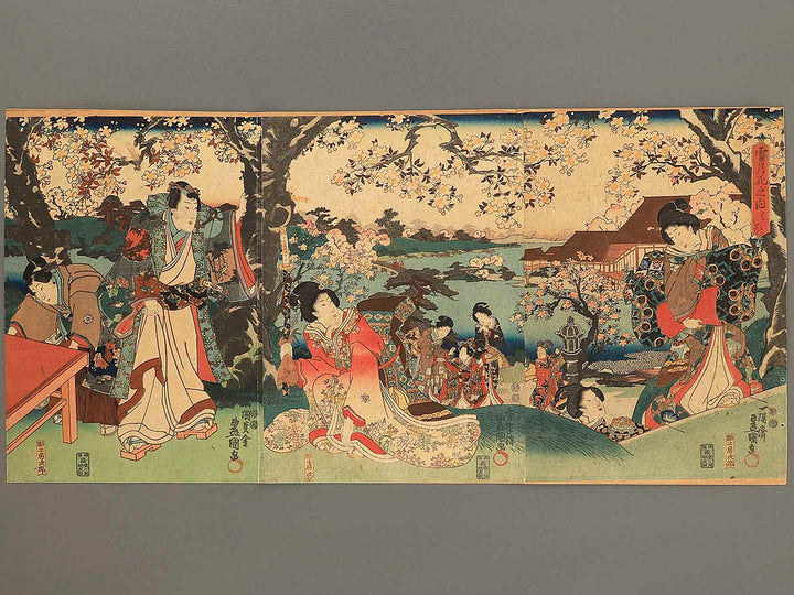 Setsugetsuka no uchi hana by Utagawa Kunisada(Toyokuni III) / BJ355-425