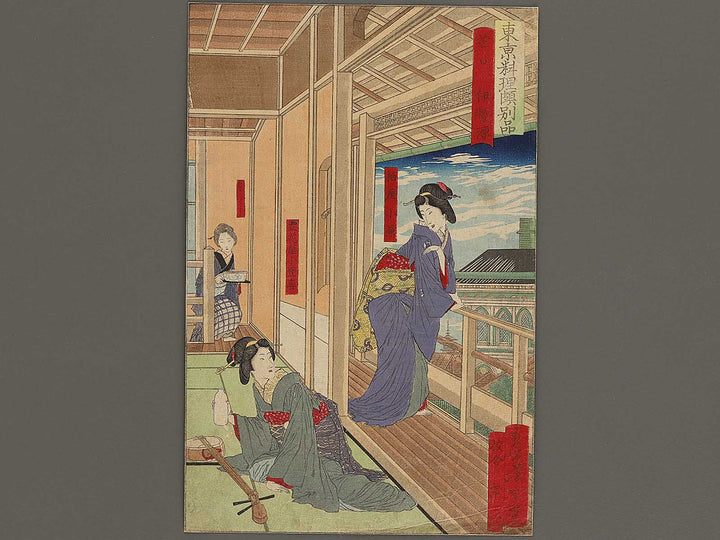 Shibaguchi isegen from the series Tokyo ryori sukoburu beppin by Tsukioka Yoshitoshi / BJ337-372