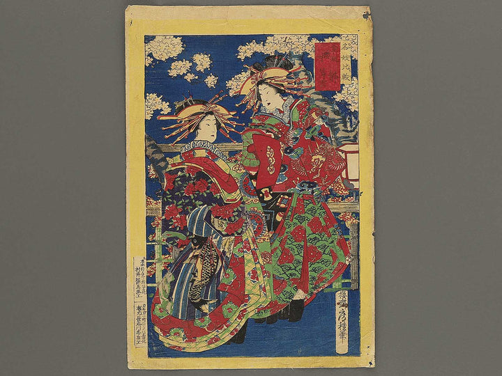 Kinpeiro nai Shizuka Usugumo from the series Meigi hikaku by Utagawa Fusatane / BJ345-492
