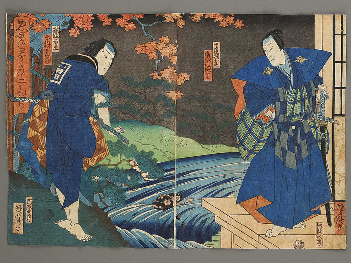 Chuko homare no futamichi by Utagawa Yoshitaki / BJ335-027