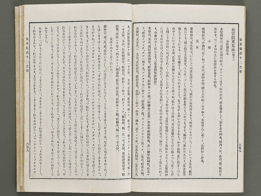 Kojitsu sosho Shozoku shusei 11no maki 12no maki / BJ321-300