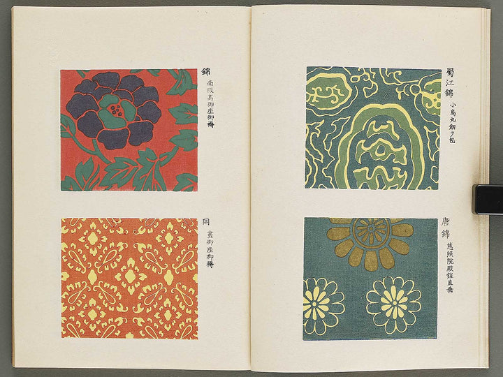 Kojitsu sosho shokumon zue Nishiki orimono by Honma Hyakuri / BJ339-934