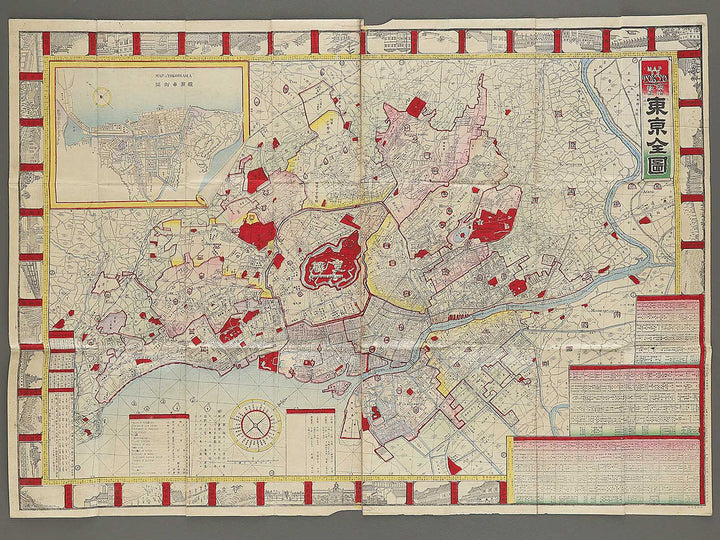 Meiji kaisei Tokyo zenzu / BJ343-679
