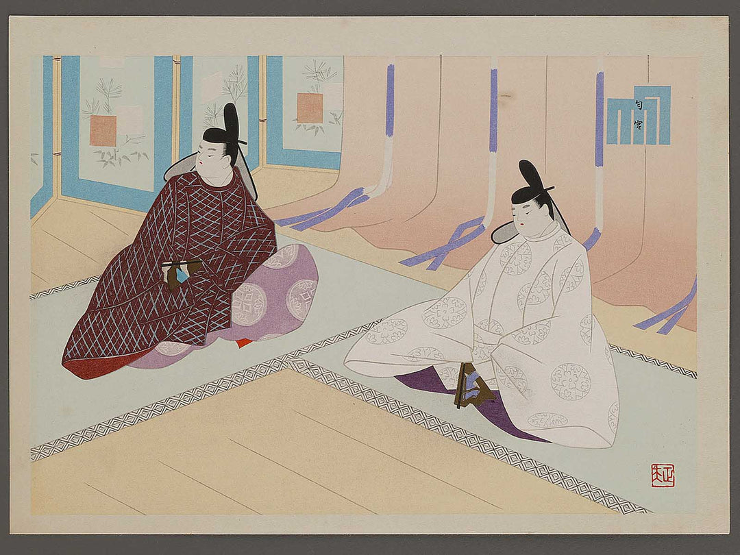 NIOU-MIYA from the series The Tale of Genji by Ebina Masao, (Medium print size) / BJ329-077