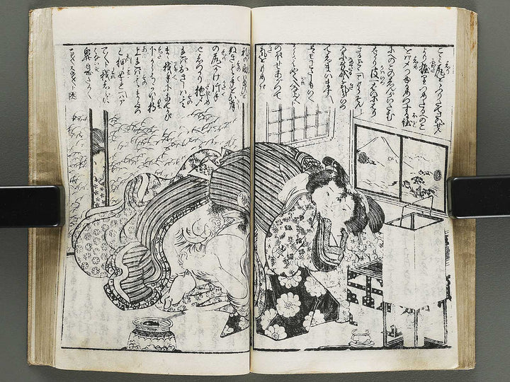 Chigusa no hana futatsu chocho by Utagawa-school / BJ316-183