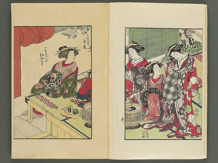 Seiro bijin awase sugata kagami (Ingai) by Kitao Shigemasa / BJ344-694