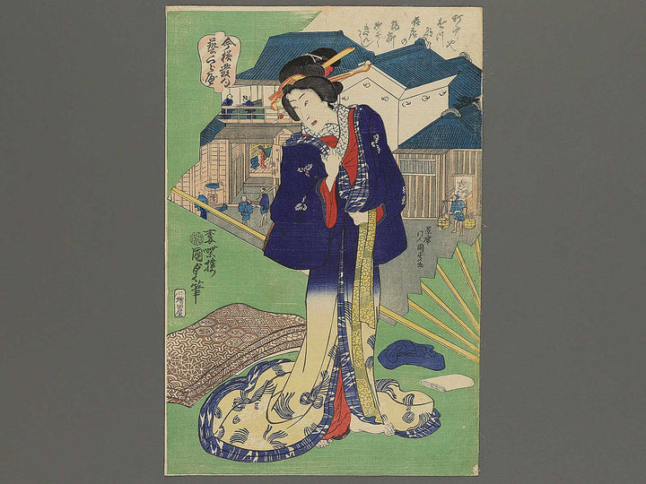 Imayo hokku gei kurabe by Utagawa Kunisada(Toyokuni III) / BJ344-827