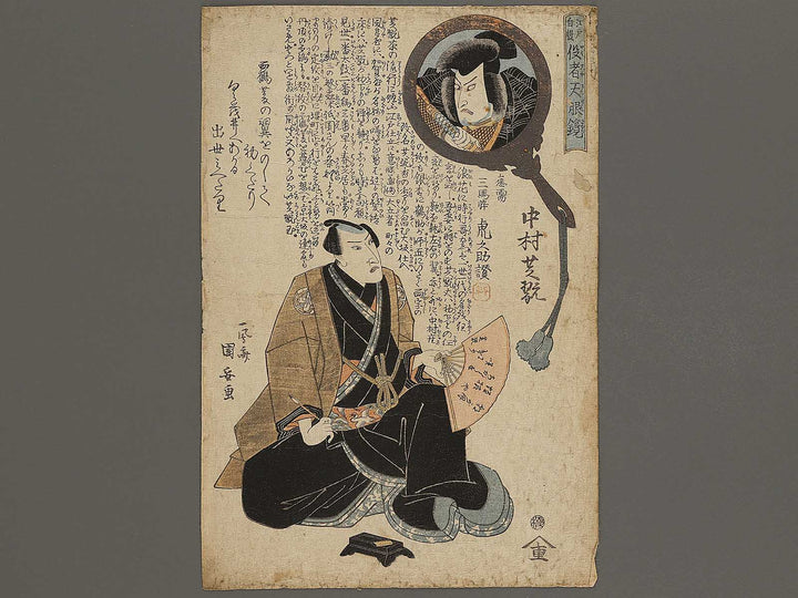 Nakamura Shikan from the series Edo jiman yakusya tengan kagami by Utagawa Kuniyasu / BJ326-900