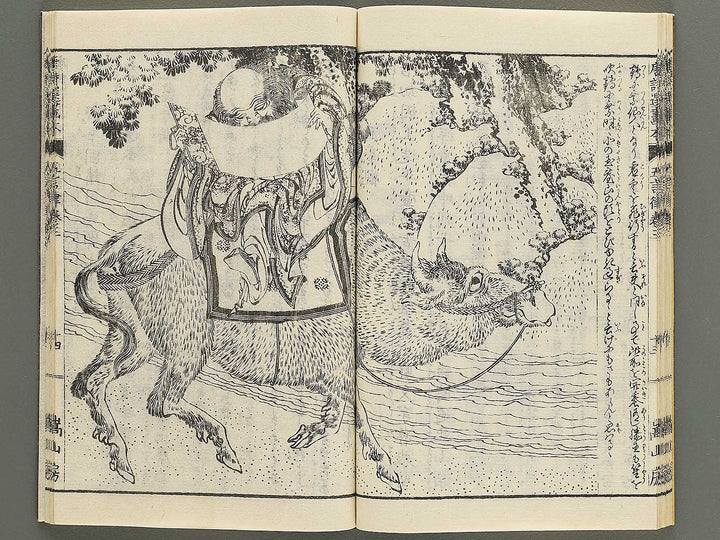 Toshi senga hon gogonritsu Volume 1 by Katsushika Hokusai / BJ347-102