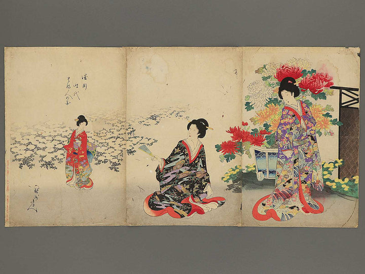 Kikumi from the series Tokugawa jidai kifujin no zu by Yoshu Chikanobu / BJ343-805
