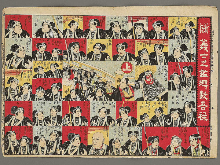 Shinban Gishi no kagami mawari sugoroku by Kagetsu / BJ343-770