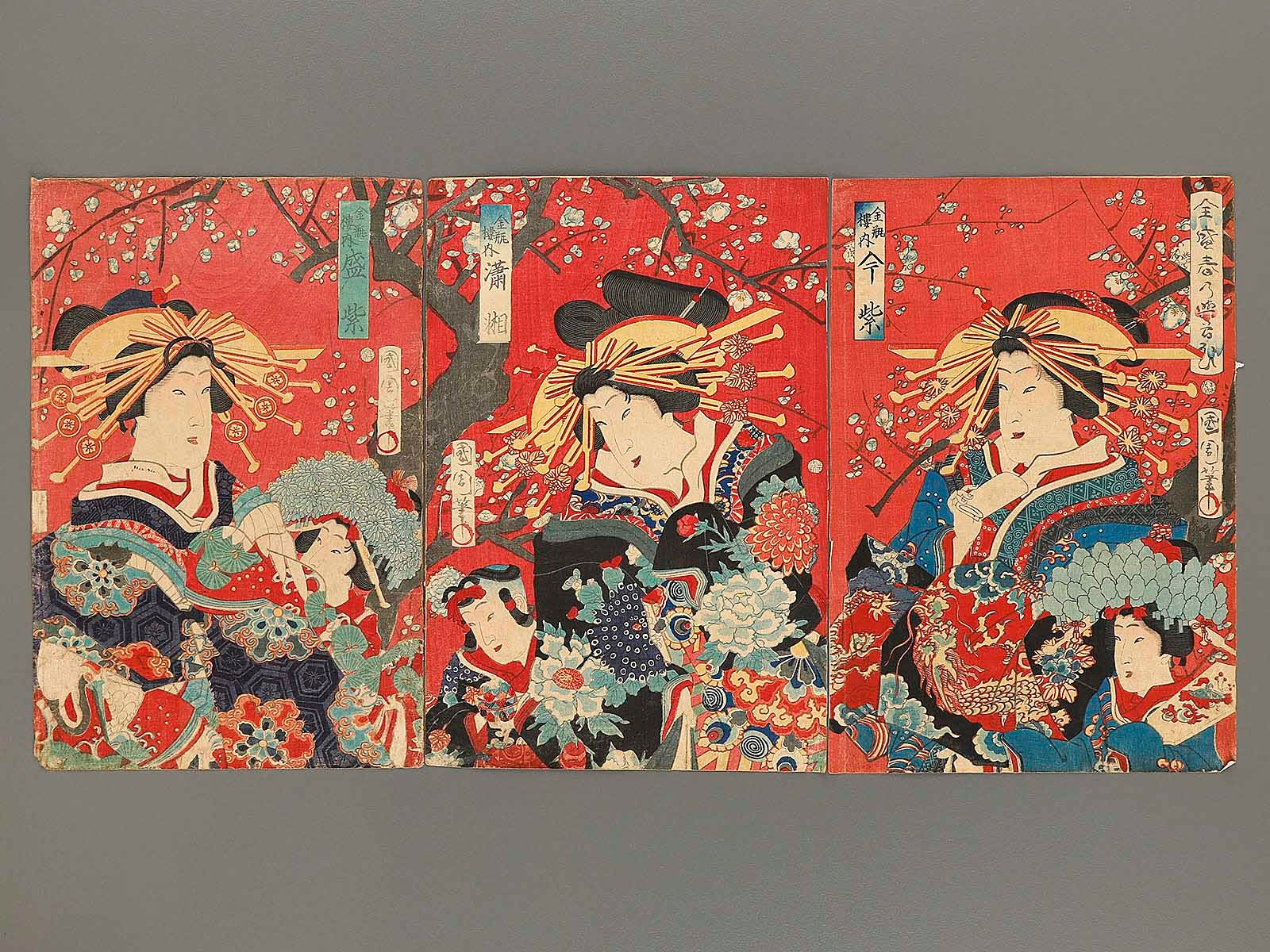 新年の贈り物 Kunichika Toyohara by Bijin-ga / NIHONKOSHO – BJ315-245 絵画
