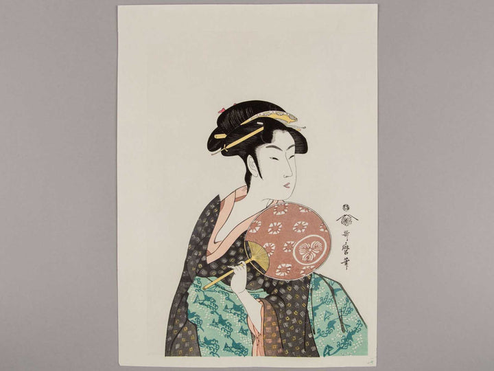 Takashima Ohisa by Kitagawa Utamaro, (Medium print size) / BJ244-419