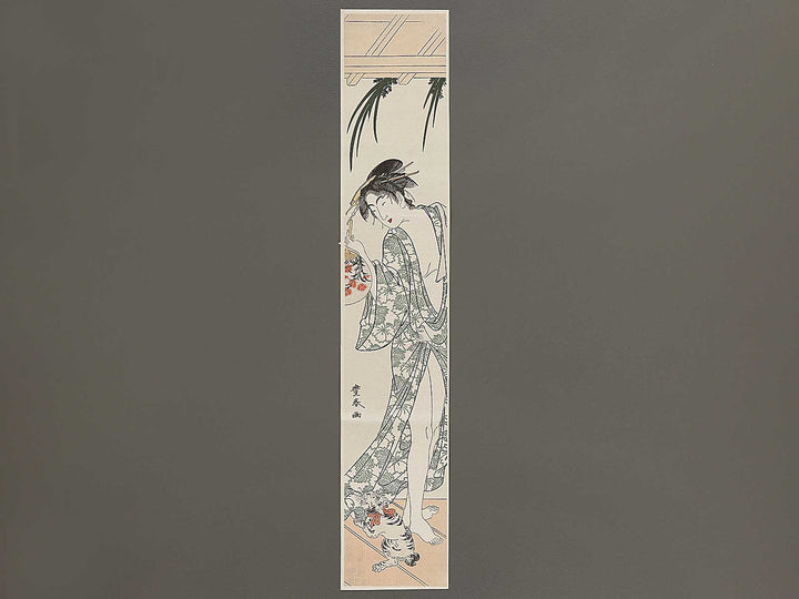 Shobu yuagari sugata by Utagawa Toyoharu, (Large print size) / BJ307-048