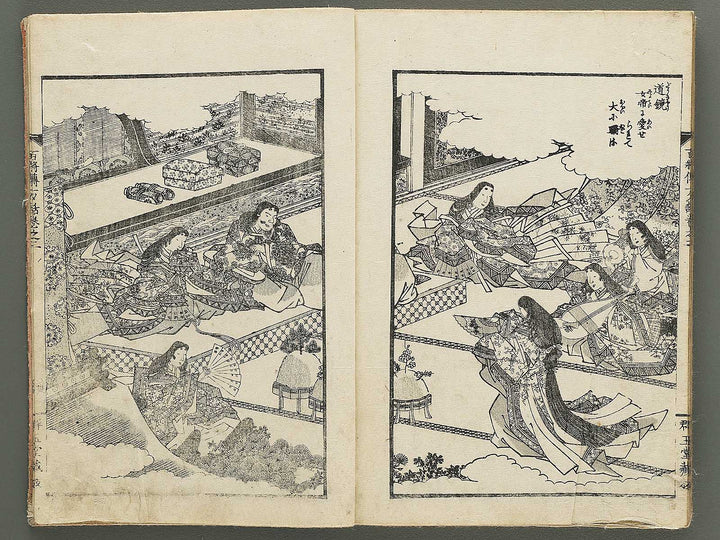 Nihon hyakushoden issekiwa Volume 2 by Yanagawa Shigenobu / BJ348-775