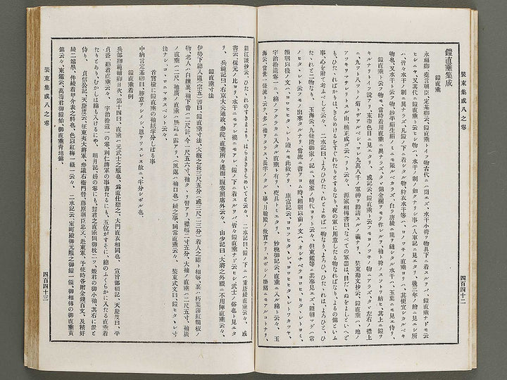 Kojitsu sosho Shozoku shusei 8no maki  10no maki / BJ321-293