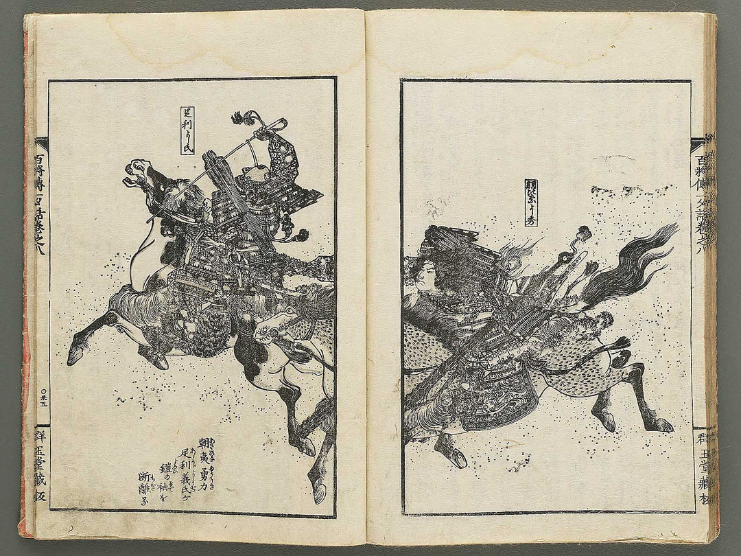 Nihon hyakushoden issekiwa Volume 8 by Yanagawa Shigenobu / BJ348-817